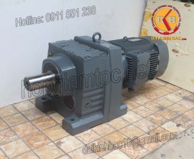 Motor giảm tốc bánh răng 11kw 15HP